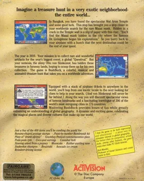 Bush Buck - A Global Treasure Hunt box cover back